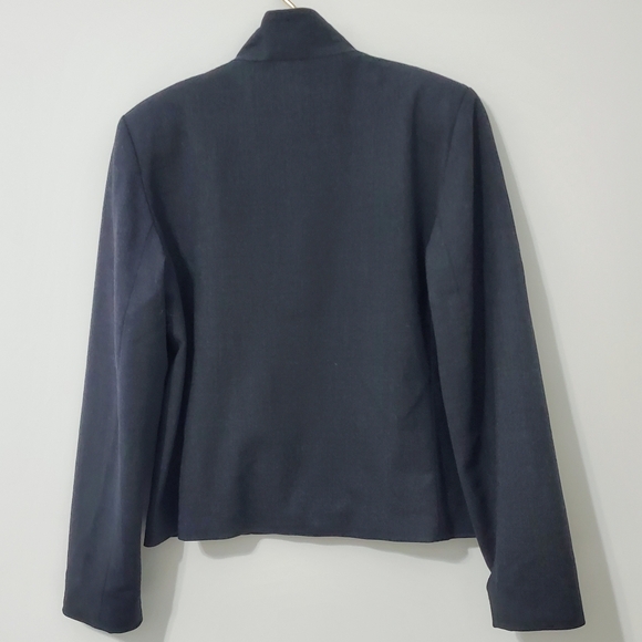 Teen Flo Graphite Wool Blend Short Jacket Size 10 - Picture 4 of 7